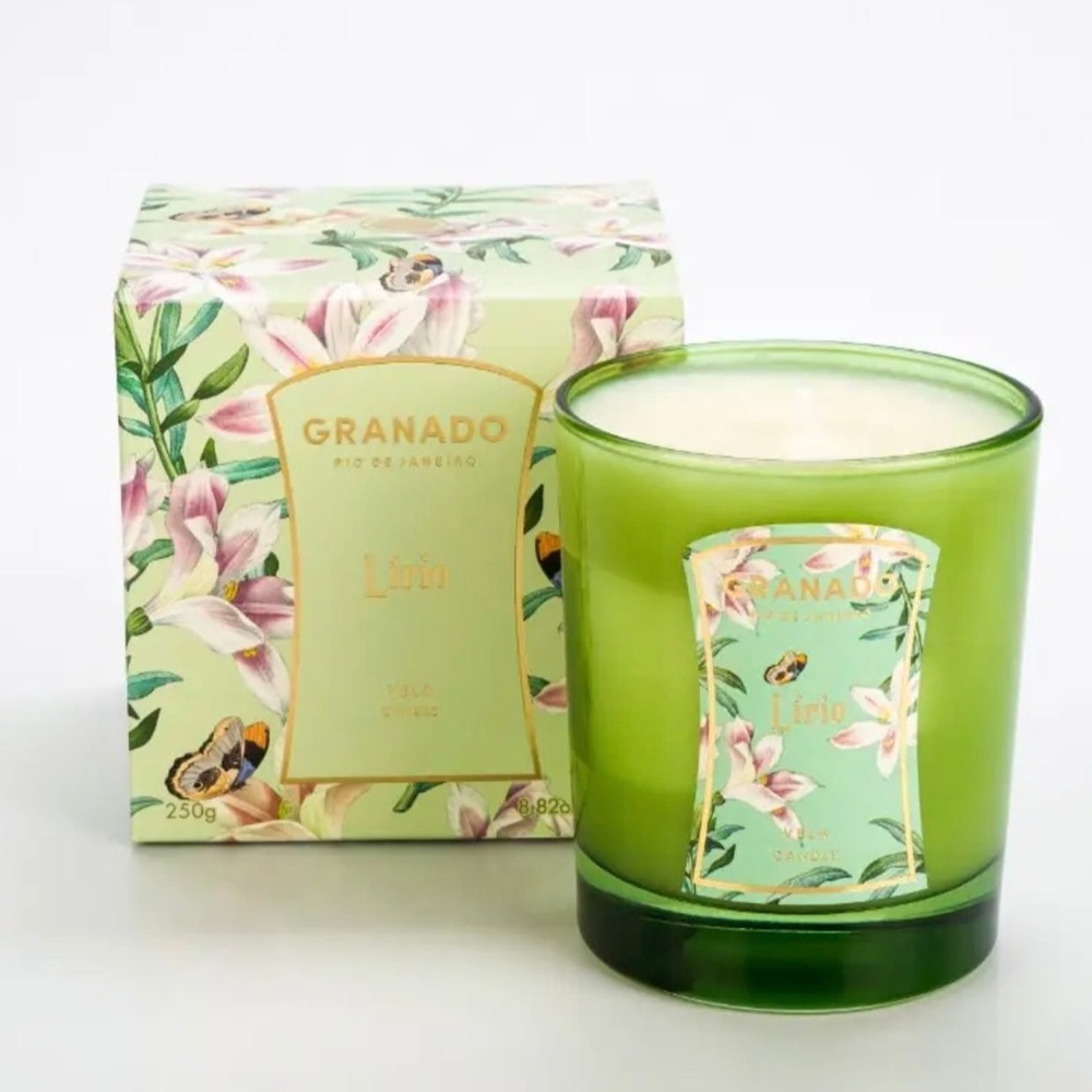 GRANADO RIO DE JANERIO Lírio VELA CANDLE (NEW)